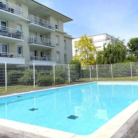 Le Rooftop - Terrasse - Parking - Piscine Apartment Caen