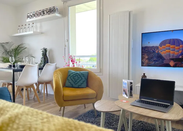 Апартаменты Le Rooftop - Terrasse - Parking - Piscine Кан